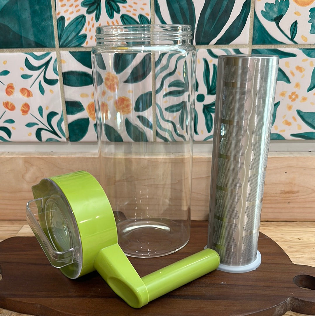 Borosilicate Glass Infusion Pitcher (GREEN)