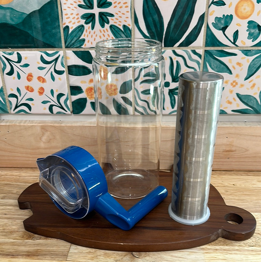 Borosilicate Glass Infusion Pitcher (BLUE)